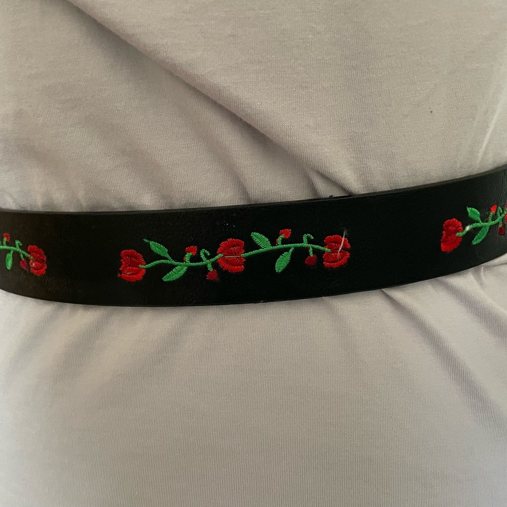 Leather belt